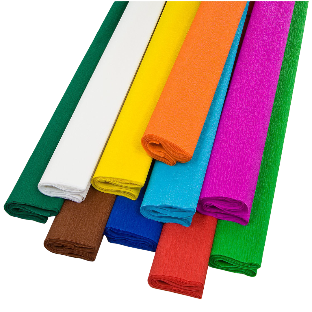 Креп хартия 1 бр., 200х50см, различни цветове